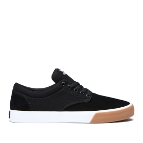 Dámské Skate Boty Supra CHINO Černé/Bílé | CZ-41095